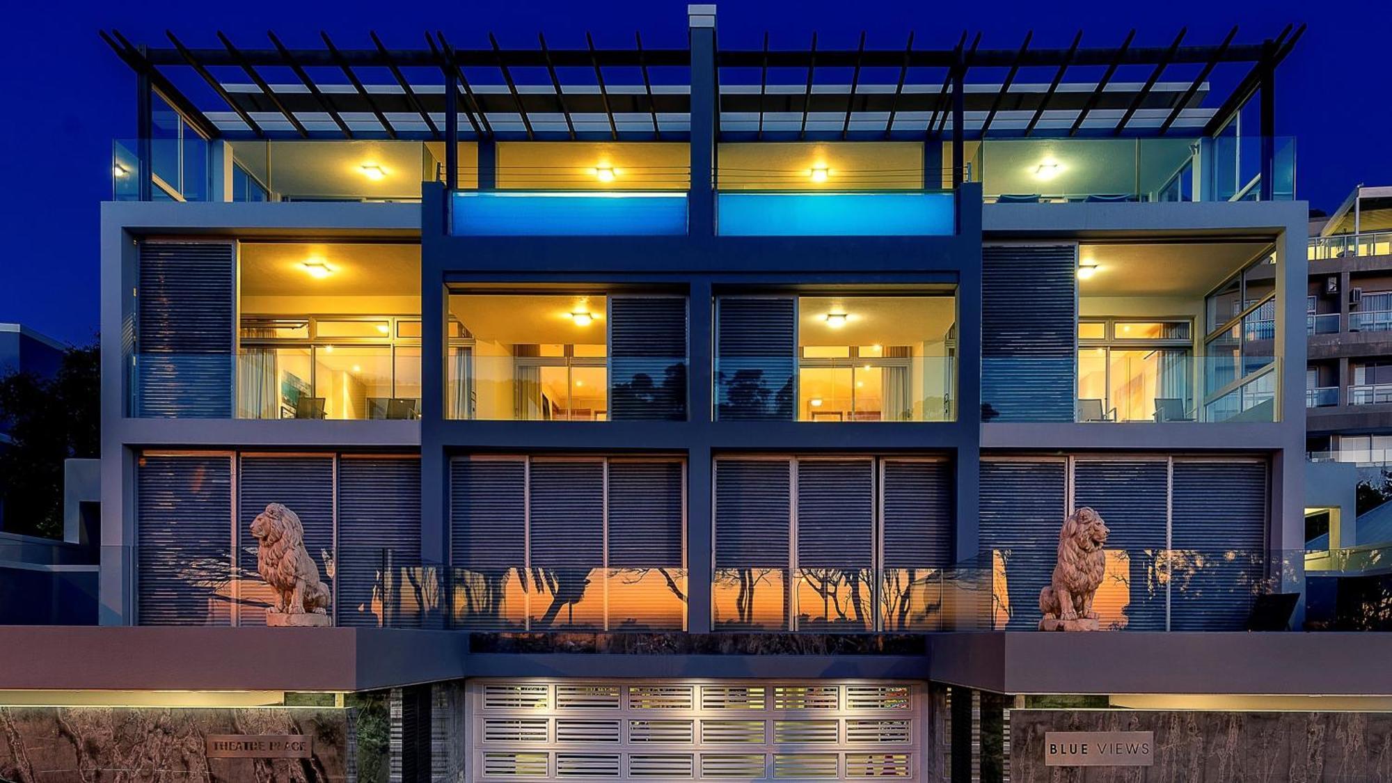 Blue Views Penthouse Beachfront Apartment With Pool Cape Town Bagian luar foto