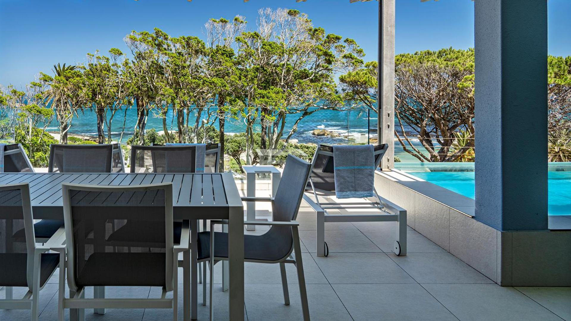 Blue Views Penthouse Beachfront Apartment With Pool Cape Town Bagian luar foto