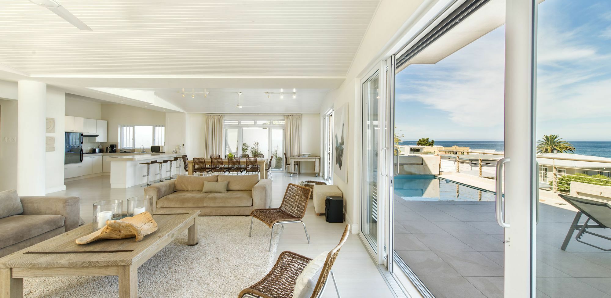 Blue Views Penthouse Beachfront Apartment With Pool Cape Town Bagian luar foto