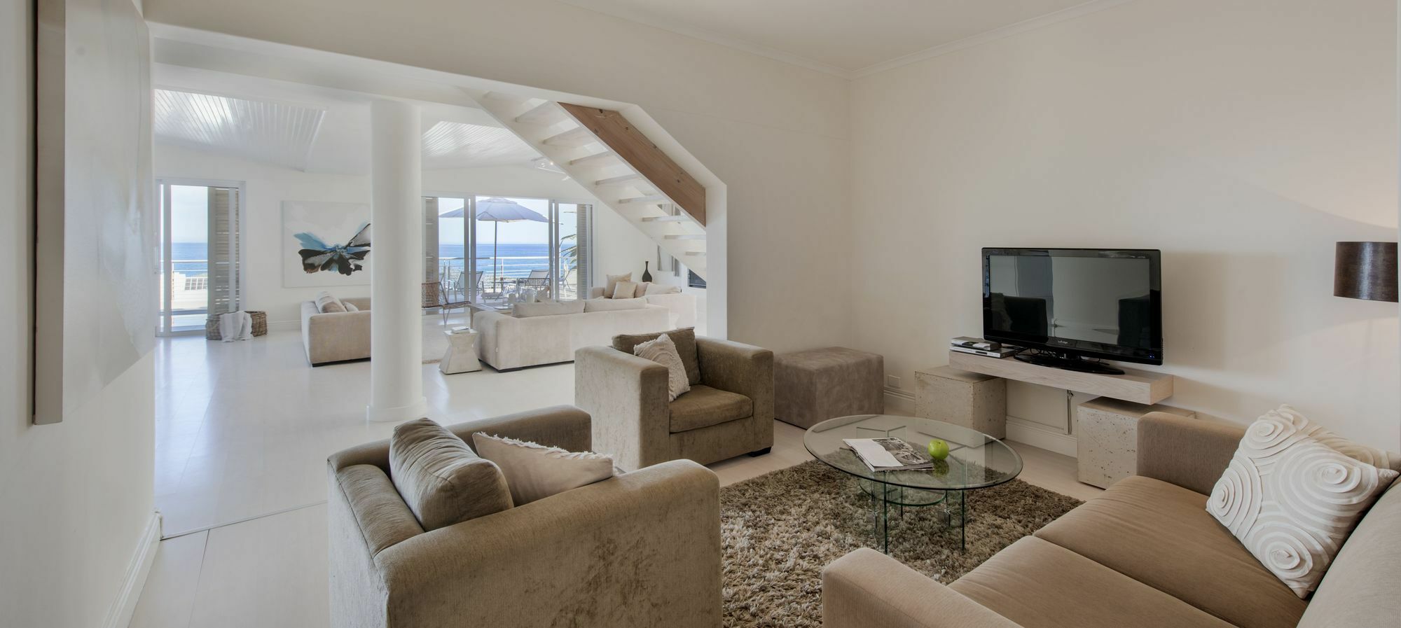 Blue Views Penthouse Beachfront Apartment With Pool Cape Town Bagian luar foto